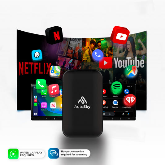 AutoSky AI Box Lite Plus 2.0 Wireless CarPlay & Android Auto